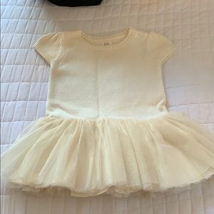 GAP cream sweater dress NWOT 6-12 months